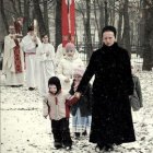 Procesión en Pushkin, cerca de San Petersburgo