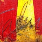 Una recreación artística de la senyera