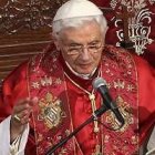 El Papa, en la basílica de Harissa.