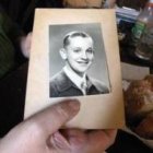 Un joven Bergoglio en la escuela