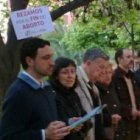 Un grupo de oración ante un abortorio en Valencia