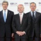 Protagonistas de la cita G8 de 2013