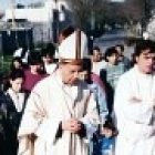 Bergoglio en un barrio pobre de Buenos Aires