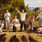 Recreación del fusilamiento en Tarragona en 1936 de los mártires de San Juan de Dios