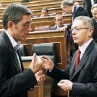 Gallardón pide a Madina que defienda al débil