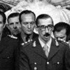 El dictador Videla con diversos militares de su entorno