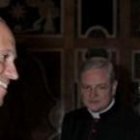 El rabino Sergio Bergman saluda al Papa Francisco