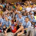 Así es una catequesis de JMJ, en este caso, el obispo Tria, en Virgen del Mar, en Madrid 2011