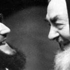 El Padre Pío con el Padre Eusebio Notte, uno de sus más fieles amigos.