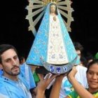 En la JMJ de Río el Papa Francisco bendijo la imagen de Luján y activó la fe de muchos jóvenes argentinos