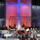 Algunos aspectos visuales hacían pensar en una inauguración olímpica