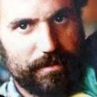 Francesco Ederle, en una foto de los años 80, antes del coma, con sus hijos aún pequeños