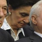 Mazowiecki, a la izquierda, fue el líder intelectual en Solidarnosc y Walesa, a la derecha, el líder obrero y popular - un equipo ganador