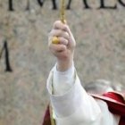 El Papa Francisco en la bendición de los ramos