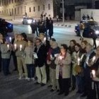 Los veladores de Madrid, ante el Congreso de los Diputados, piden que se defienda la vida