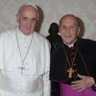 El Papa Francisco con el prelado del Opus Dei, Javier Echeverría