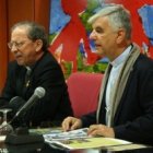 Kike Figaredo con Anastasio Gil, responsable en España de Obras Misionales Pontificias