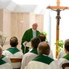 El Papa Francisco en la capilla de Santa Marta