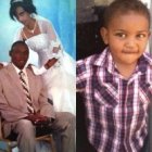 Daniel, Meriam y su niña mayor, en fotos que usan los medios estos días