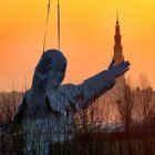 La de Czestochowa es una de las mayores estatuas del mundo.