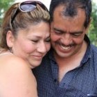 Floribeth y su marido celebran el tiempo que se les ha concedido para seguir juntos