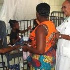 Miguel Pajares cuando estaba sano y atendía a sus pacientes en Liberia
