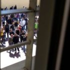 El patio del Centro de Internamiento de Extranjeros de Zona Franca