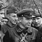 22 de septiembre de 1939 en Brest - soldados de la URSS y el Tercer Reich confraternizan 5 días después de la invasión soviética a Polonia