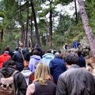 Entre las rutas de senderismo accesibles desde la Hospedería está la que recorre el famoso Viacrucis del Valle.