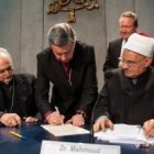 Firma del acuerdo interconfesional contra la trata de personas... hay unos 30 millones de esclavos en el mundo