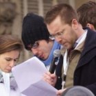 Amaury habla en la Marcha por la Vida de París 2015 - anima a ser padre, que cuida y acoge, también a niños enfermos