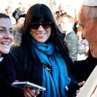 Durante la audiencia de este miércoles, Sor Cristina tuvo un momento para saludar a Francisco.