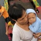 Tres damnificados por el tifón Haiyan