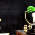 Helio Pedregal, como el ateo Freud, y Eleazar Ortiz como el cristiano -y ex-ateo- Lewis, en La sesión final de Freud