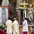 La Virgen de Guadalupe, venerada por toda la Cristiandad en la basílica de San Pedro.