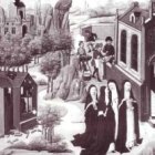 Waltrudis pasa de la celda al monasterio.