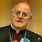 Las primeras palabras de Ricardo Blázquez como cardenal fueron en el Colegio Español de Roma.