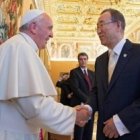 Francisco con Ban Ki-Moon en mayo de 2014 - en septiembre de 2015 irá a Nueva York