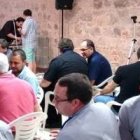 Florence de Leyritz, coacher y auditora en el Sínodo de Nueva Evangelización, en su taller para sacerdotes en el ENE 2015 de Astorga