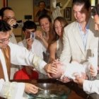 Bautizo del pequeño Ludovico, un joven católico mexicano