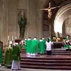 La liturgia en el Valle de los Caídos reviste una belleza muy particular.