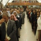 Así fue la misa de Pascua en Mar Behnam, un centro del catolicismo siríaco en el norte de Irak, ahora en manos yihadistas