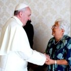 El Papa Francisco con Maria Voce en septiembre