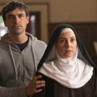 Jorge Dorado y la actriz Marian Álvarez en el rodaje de la producción de Televisión Española sobre Santa Teresa