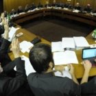 Uno de los círculos menores que debaten los temas del Sínodo: hay dos grupos en español