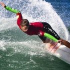 Santiago Muñiz pertenece a una familia de campeones del surf: lo lleva en la sangre.