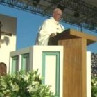 Francisco, en la misa en Florencia, ha animado a salir a la calle, conocer la realidad de la gente