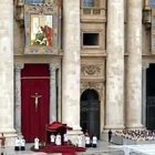 Los retratos del sacerdote Vincenzo Grossi, de Louis y Zélie Martin y de Sor María de la Purísima.