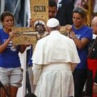 El Papa Francisco en su encuentro con los jóvenes cubanos