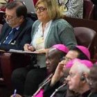 Eugenio Gay y su esposa Montserrat Rosell en el Sínodo de la Familia en Roma